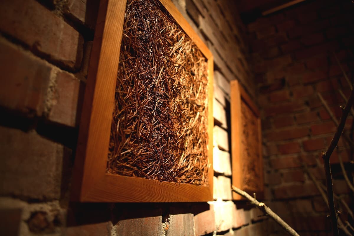 野田左官店の土壁展