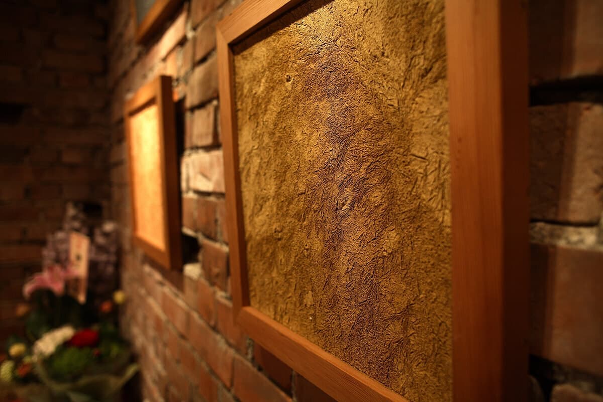 野田左官店の土壁展