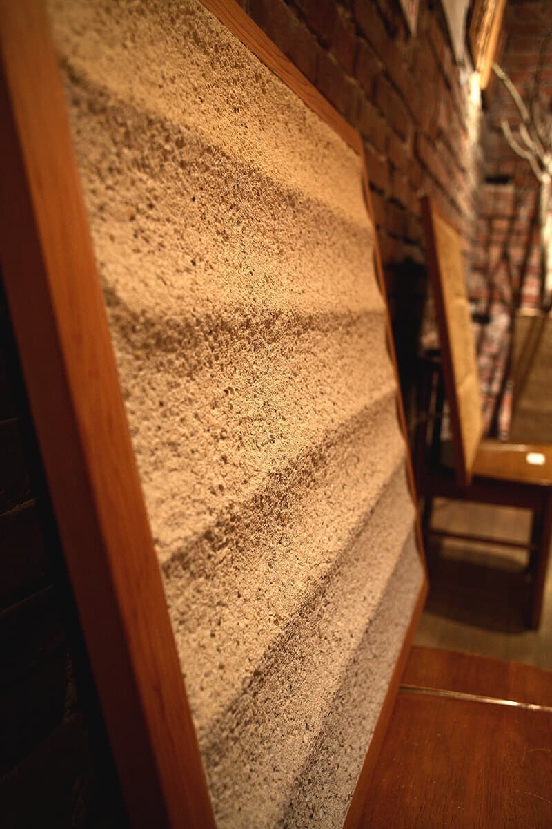 野田左官店の土壁展