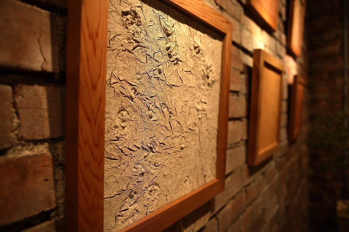 野田左官店の土壁展