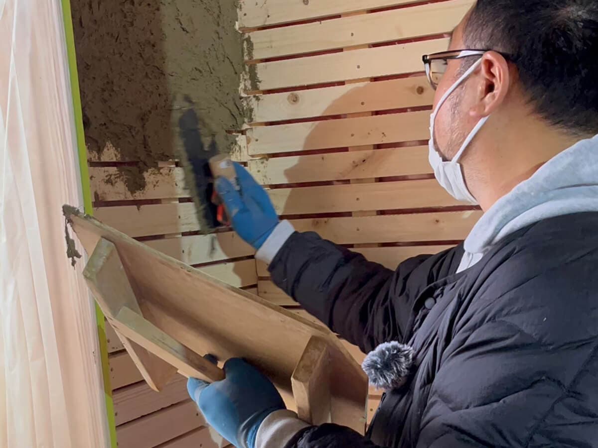 中川町のちいさな小屋｜野田左官店